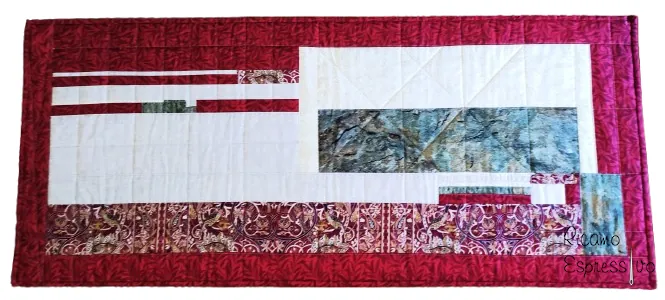 runner con stile patchwork