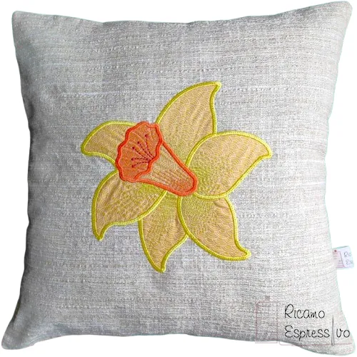 Cuscino applique Narciso